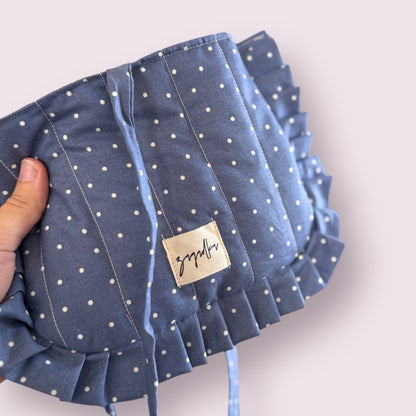 Essentials Ruffle Purse blue