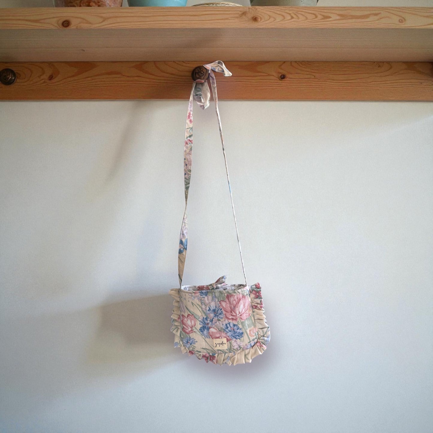 Essentials Ruffle Purse Floral