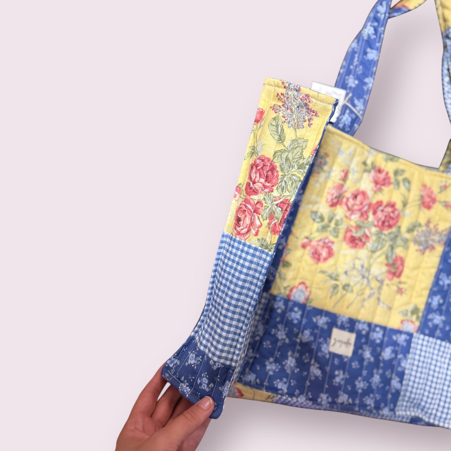 Large Floral Tote Bag