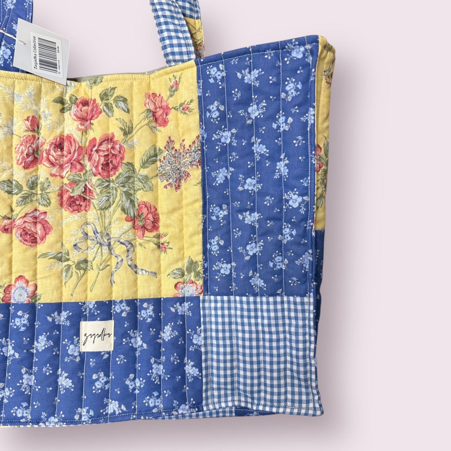 Large Floral Tote Bag