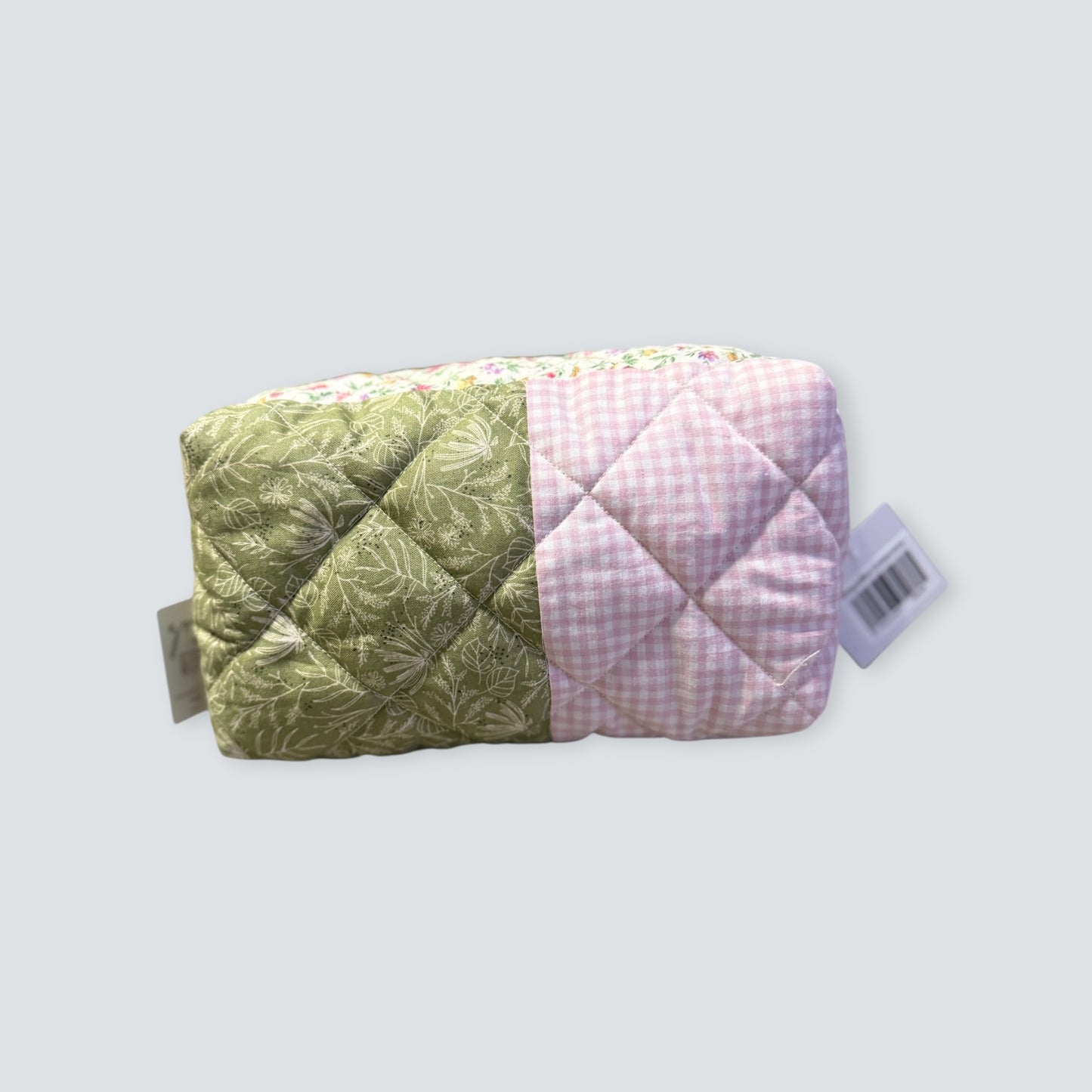 Patchwork Boxy Makeup Pouch
