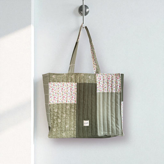 Extra Large Patch Work Tote Bag