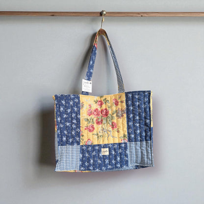 Large Floral Tote Bag