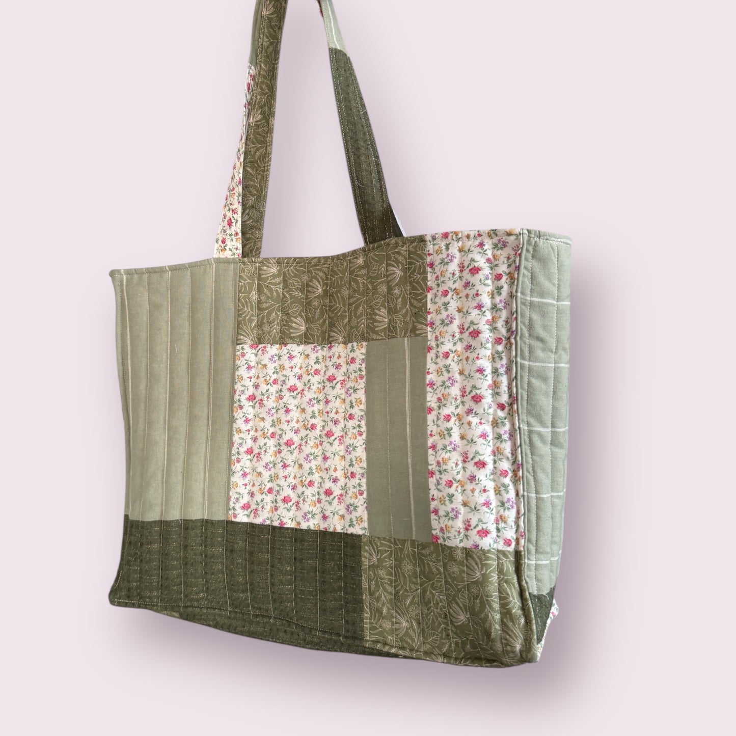 Extra Large Patch Work Tote Bag